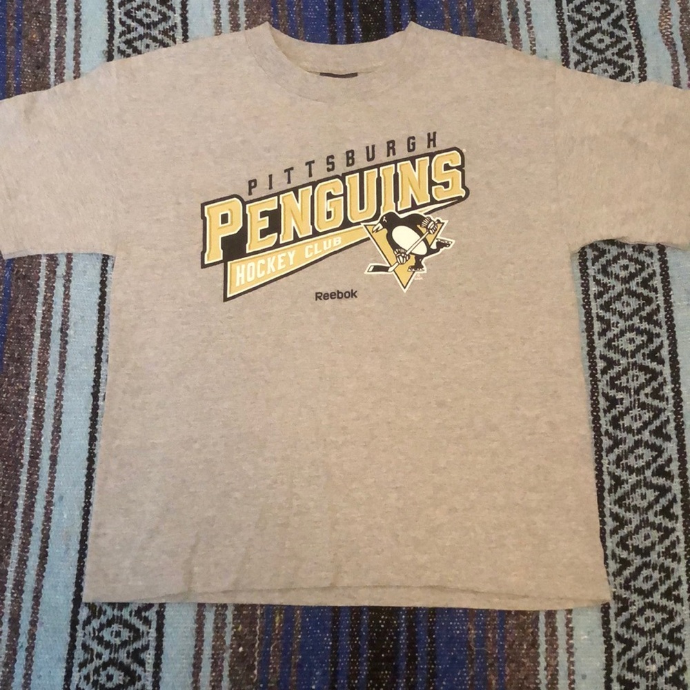 Vintage 90s Reebok Pittsburgh Penguins Tee Shirt